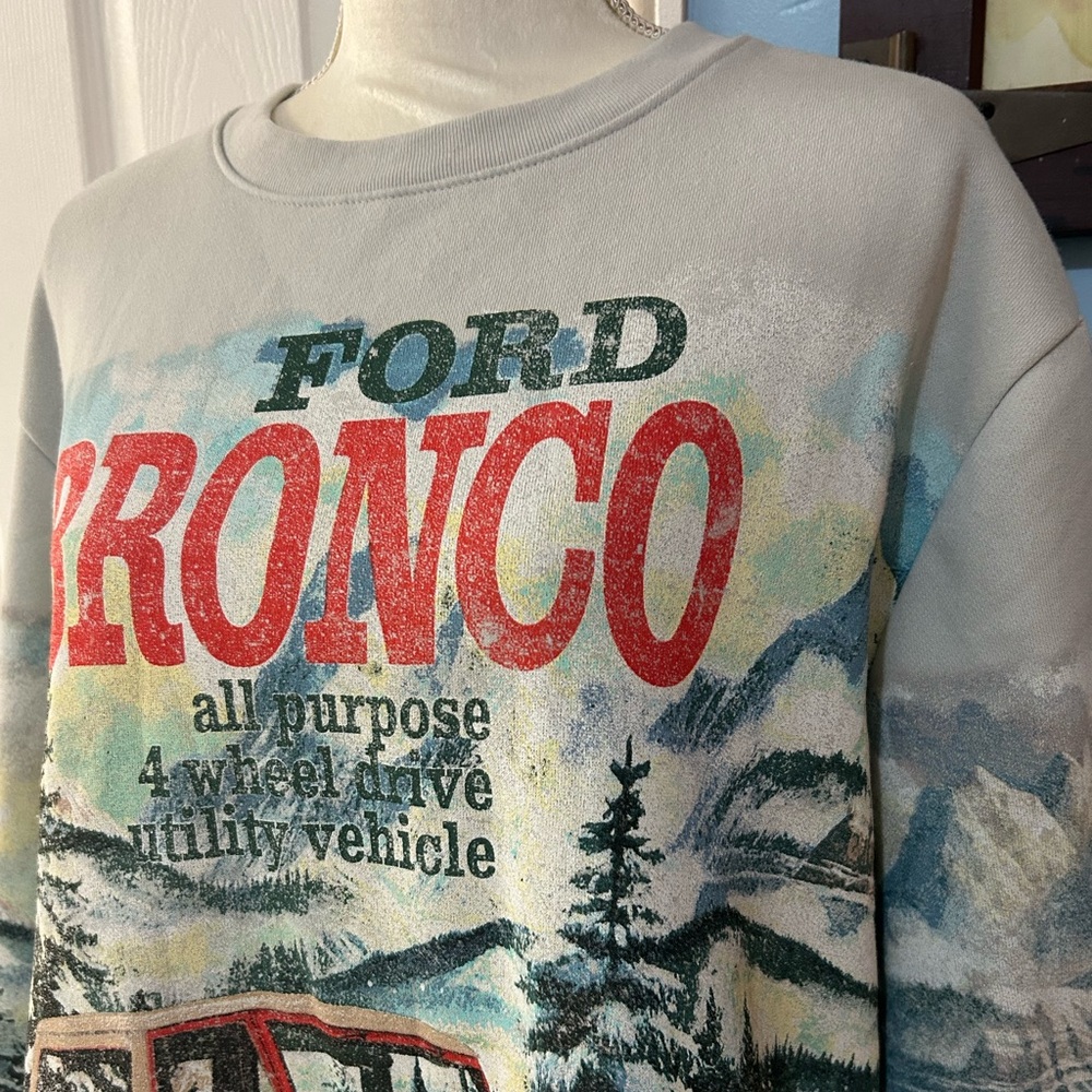 Ford Bronco Sweatshirt Men’s Size Large - Picture 4 of 9